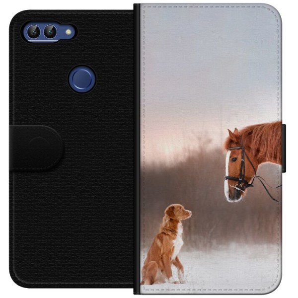 Huawei P smart Tegnebogsetui Hest & Hund
