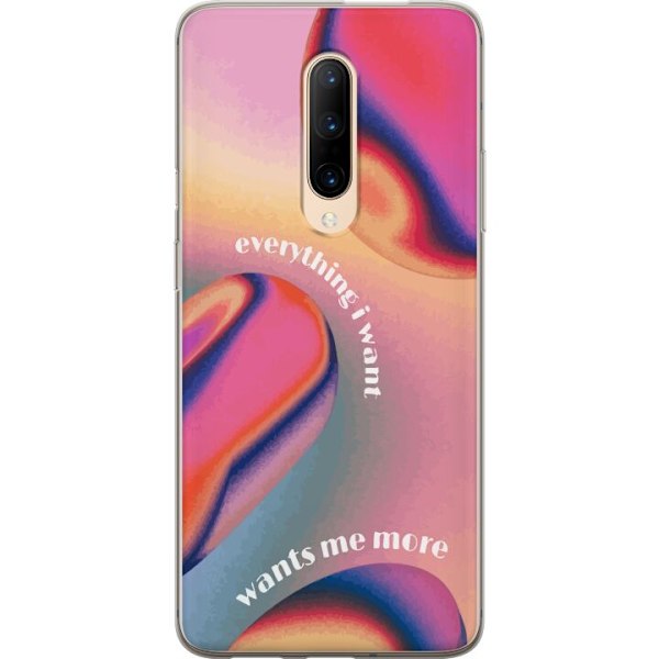 OnePlus 7 Pro Genomskinligt Skal wants me more