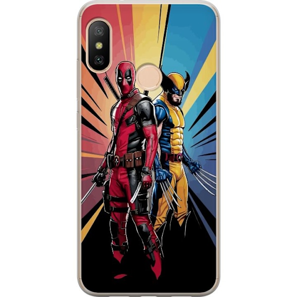 Xiaomi Redmi 6 Pro Läpinäkyvä kuori Wolverine