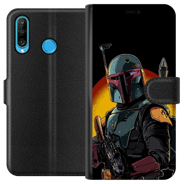 Huawei P30 lite Tegnebogsetui The Mandalorian