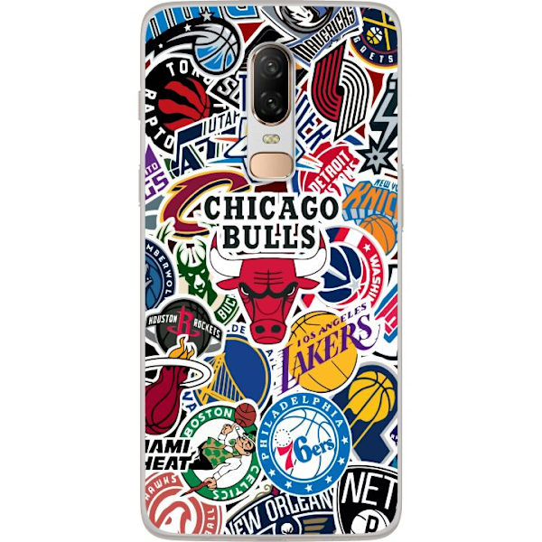 OnePlus 6 Gennemsigtig cover NBA