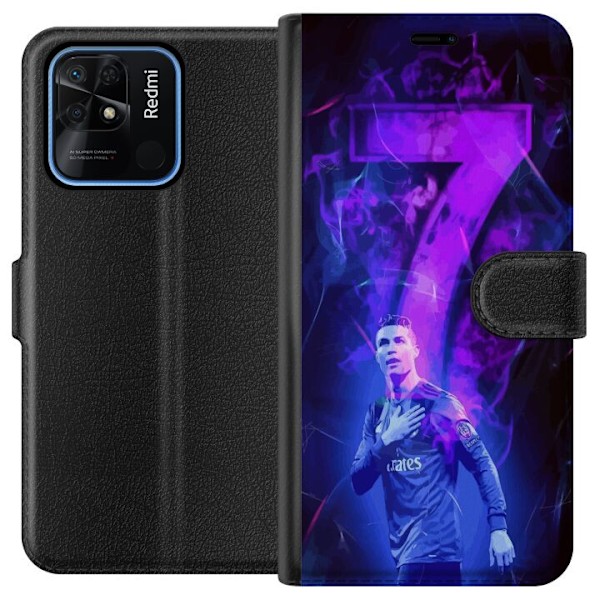 Xiaomi Redmi 10C Lommeboketui Ronaldo 7 - Fotballlegenden i Ak