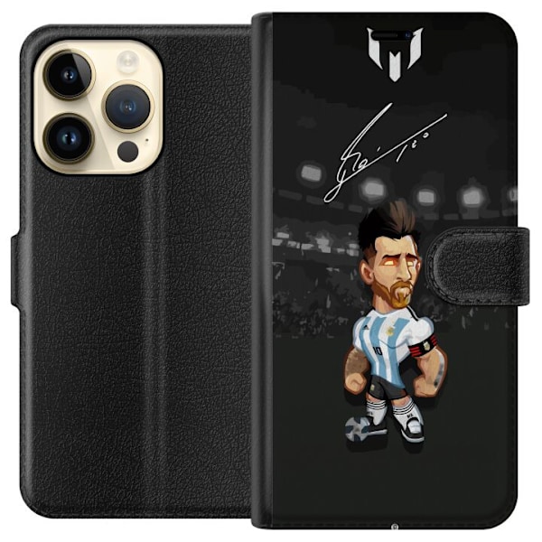 Apple iPhone 14 Pro Lompakkokotelo Messi