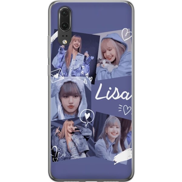 Huawei P20 Läpinäkyvä kuori Lisa Blackpink – Aesthetic K-pop Queen