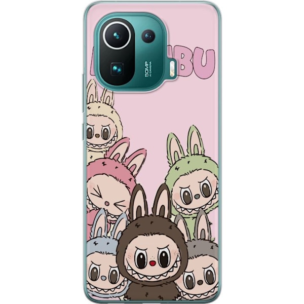 Xiaomi Mi 11 Pro Läpinäkyvä kuori Labubu Classics