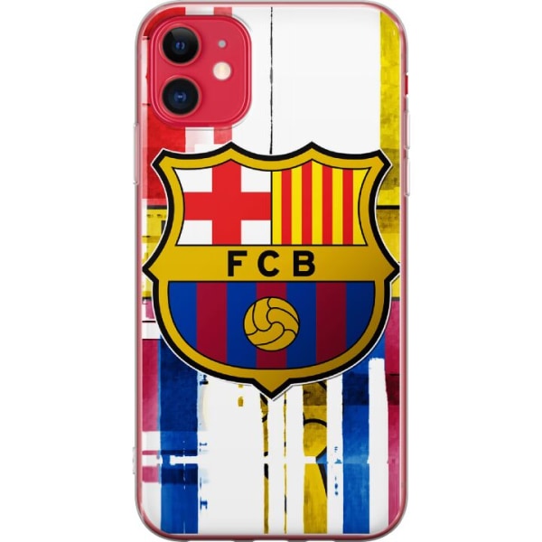 Apple iPhone 11 Gennemsigtig cover FC Barcelona