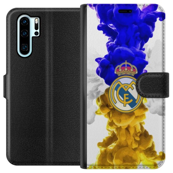 Huawei P30 Pro Lompakkokotelo Real Madrid Värit