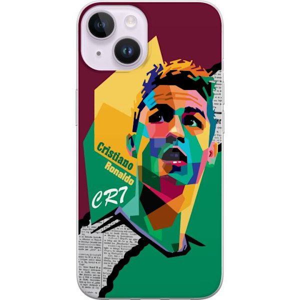 Apple iPhone 15 Läpinäkyvä kuori Ronaldo