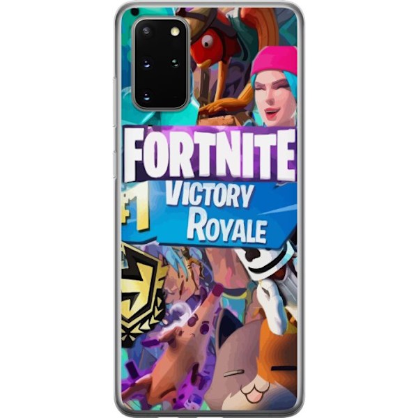 Samsung Galaxy S20+ Läpinäkyvä kuori Fortnite