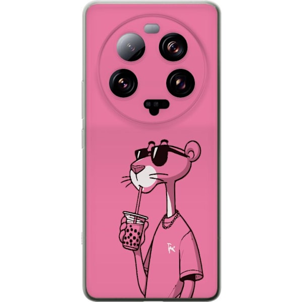 Xiaomi 13 Ultra Läpinäkyvä kuori Pink Panteri Juoma