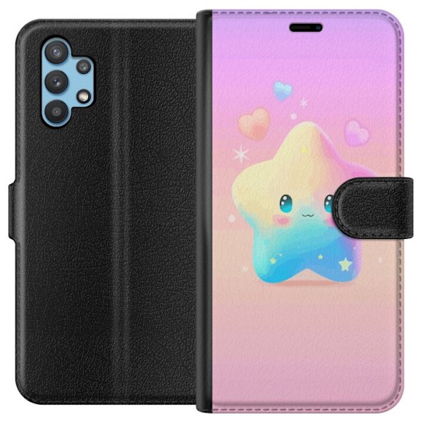 Samsung Galaxy A32 5G Tegnebogsetui Stjerne
