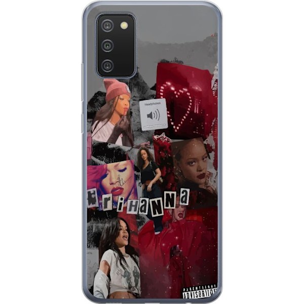 Samsung Galaxy A02s Läpinäkyvä kuori Rihanna – Iconic Fas