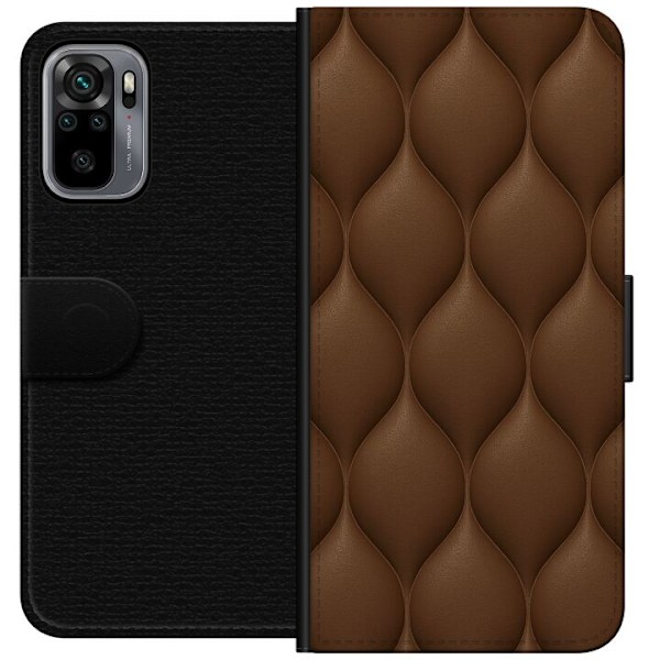 Xiaomi Redmi Note 10S Plånboksfodral Cocoa Scales