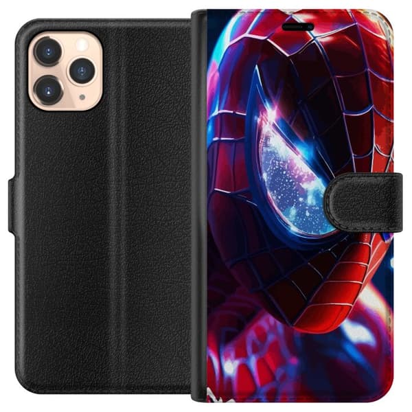 Kompatibel Tegnebogsetui til Apple iPhone 11 Pro Spidermand