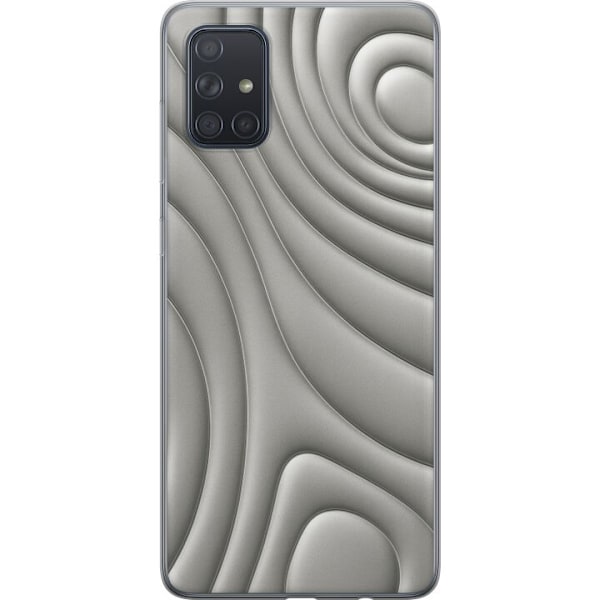 Samsung Galaxy A71 Gjennomsiktig deksel Sylversjøer