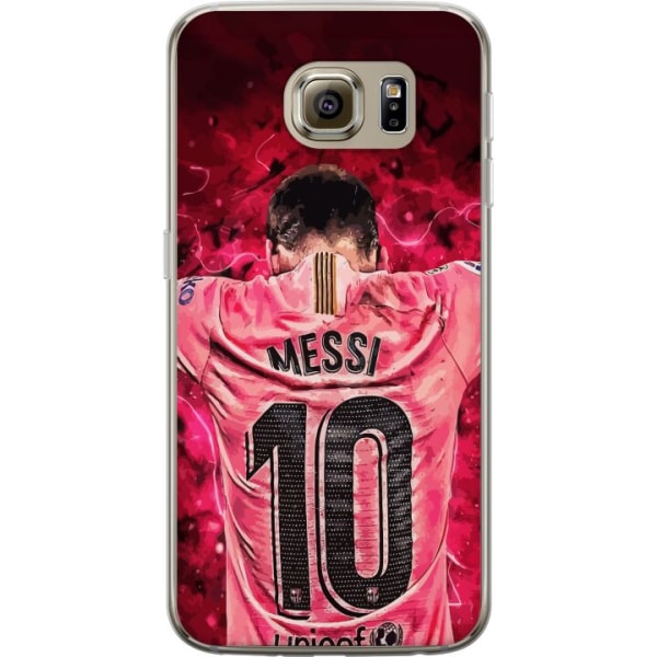 Samsung Galaxy S6 Läpinäkyvä kuori Messi