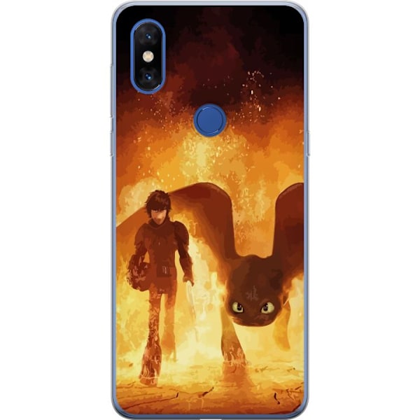 Xiaomi Mi Mix 3 Genomskinligt Skal Draktränaren