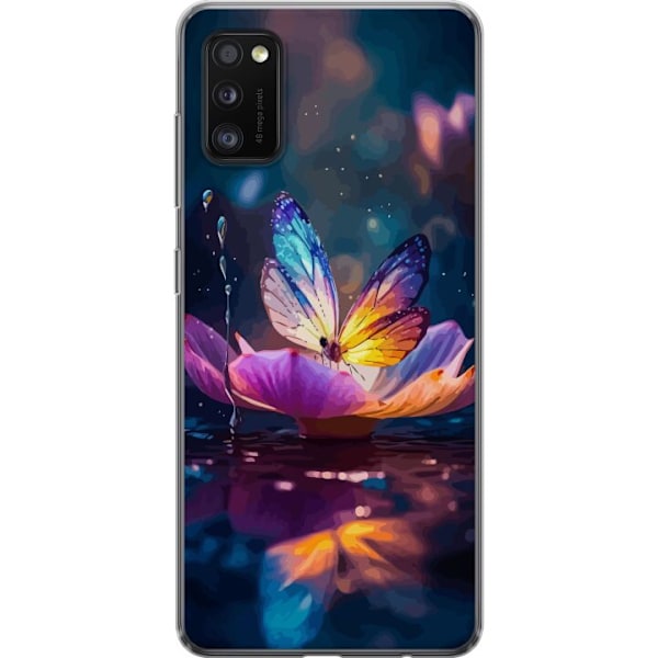 Samsung Galaxy A41 Läpinäkyvä kuori Siipi