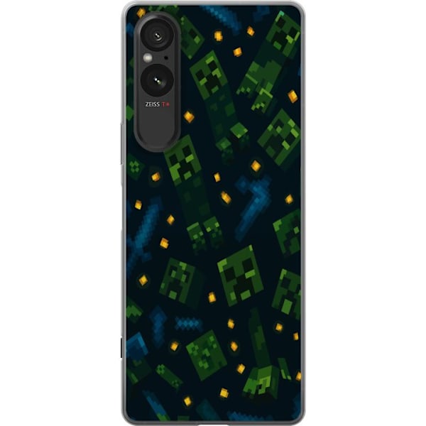 Sony Xperia 10 VI Läpinäkyvä kuori Minecraft Dungeons Mob