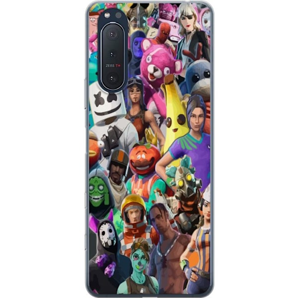 Sony Xperia 5 II Gjennomsiktig deksel Fortnite