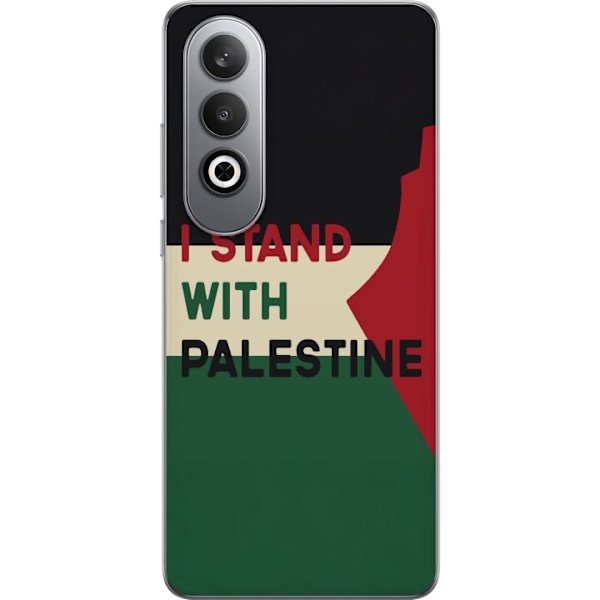OnePlus Nord CE4 Genomskinligt Skal Stand with Palestine – s
