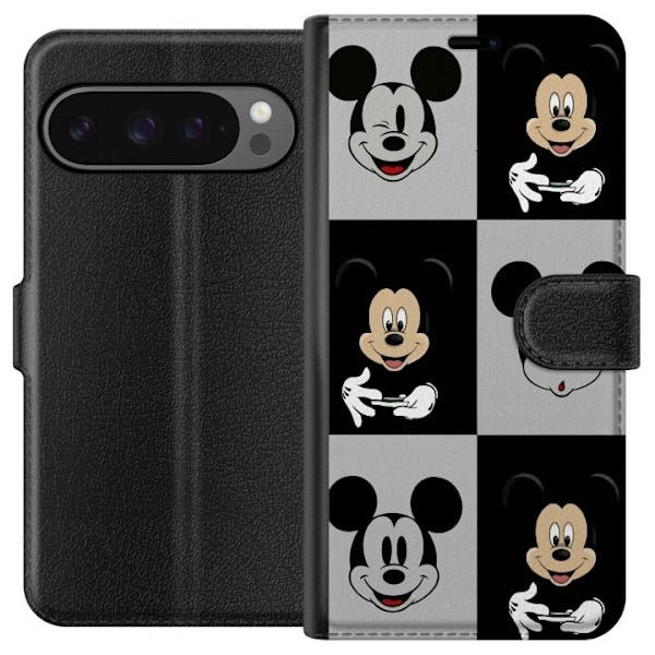 Google Pixel 9 Pro XL Lompakkokotelo Mickey Mouse