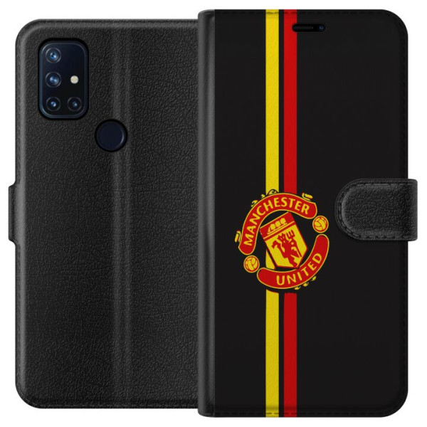 OnePlus Nord N10 5G Tegnebogsetui Manchester United F.C.