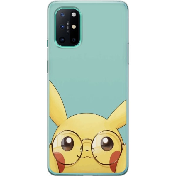 OnePlus 8T Genomskinligt Skal Pikachu glasögon