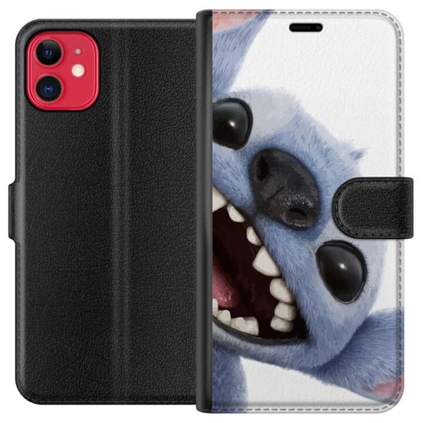 Kompatibel Tegnebogsetui til Apple iPhone 11 Lilo & Stitch
