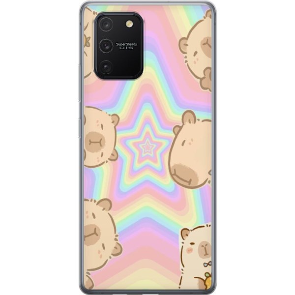 Samsung Galaxy S10 Lite Läpinäkyvä kuori Kawaii Capybara Ga