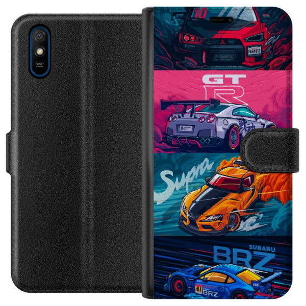 Xiaomi Redmi 9A Plånboksfodral Subaru Racing