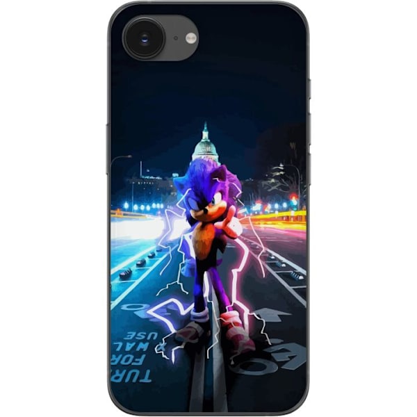 Apple iPhone 16e Gjennomsiktig deksel Sonic the Hedgehog