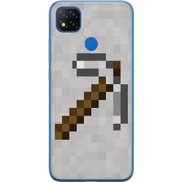 Xiaomi Redmi 9C Genomskinligt Skal Minecraft Tools