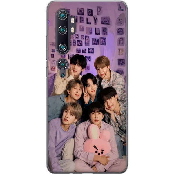 Kompatibelt Mobildeksel til Xiaomi Mi Note 10 Pro BTS lila