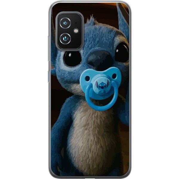 Asus Zenfone 8 Gennemsigtig cover Stitch & Napp - babytema med