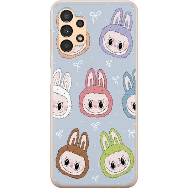 Samsung Galaxy A13 Genomskinligt Skal Labubu Star Pattern –