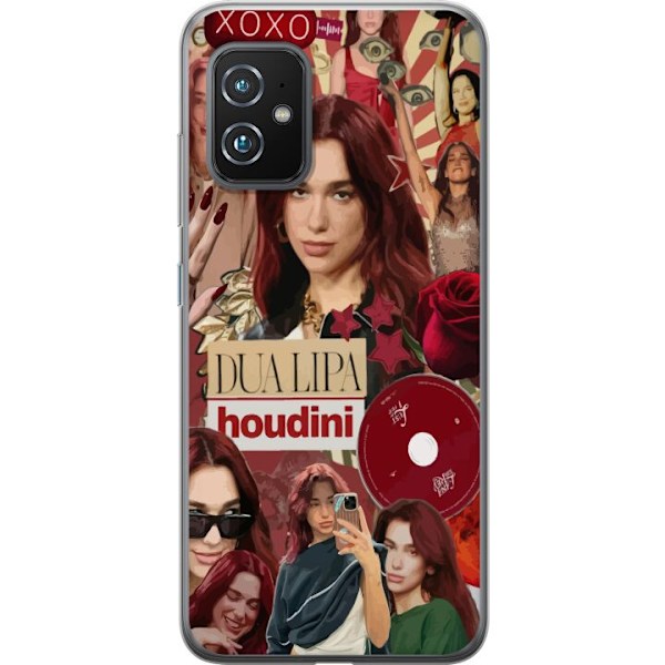 Asus Zenfone 8 Läpinäkyvä kuori Dua Lipa – Fashion & Styl