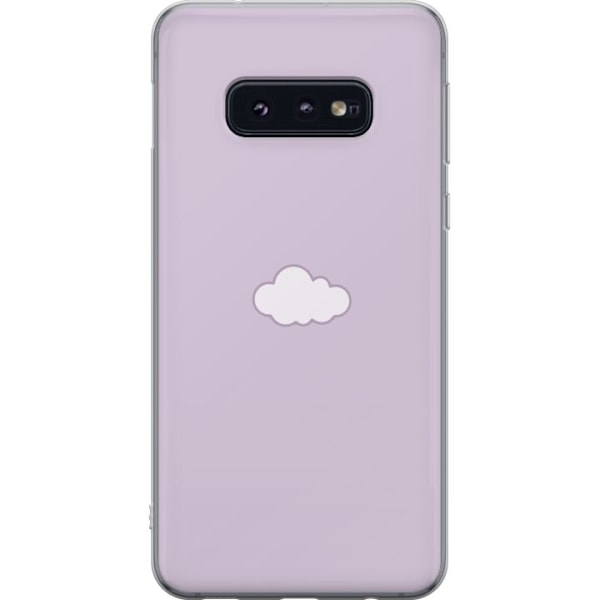 Samsung Galaxy S10e Gennemsigtig cover Lilla Sky - minimalisti