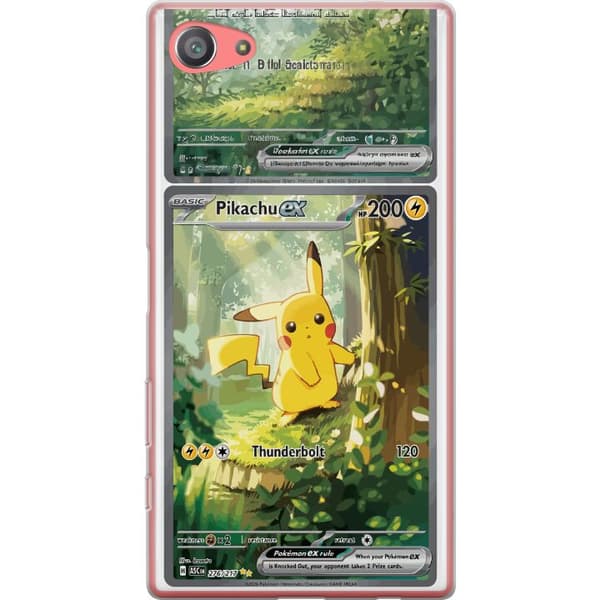 Kompatibelt Mobildeksel til Sony Xperia Z5 Compact Pikachu grønn