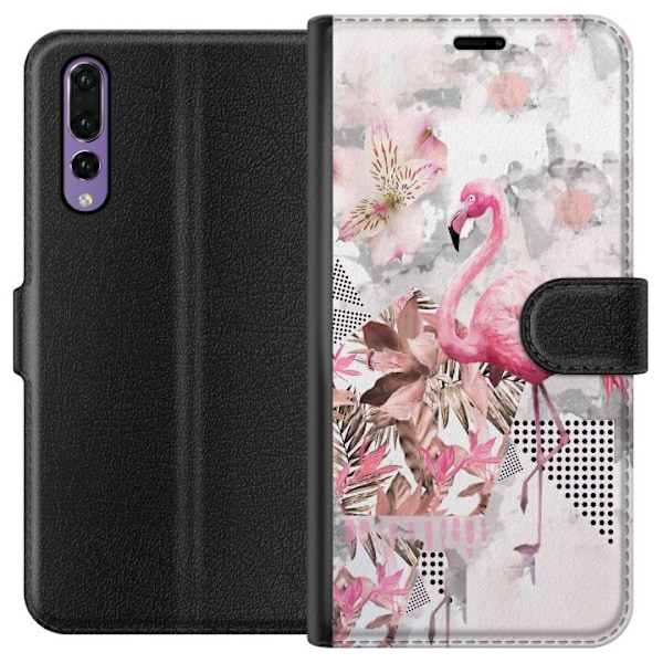 Huawei P20 Pro Lompakkokotelo Flamingo