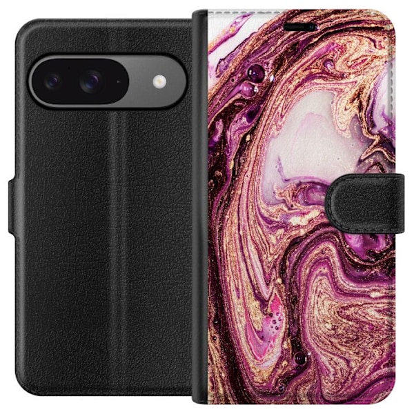 Google Pixel 9 Pro Tegnebogsetui Mønster