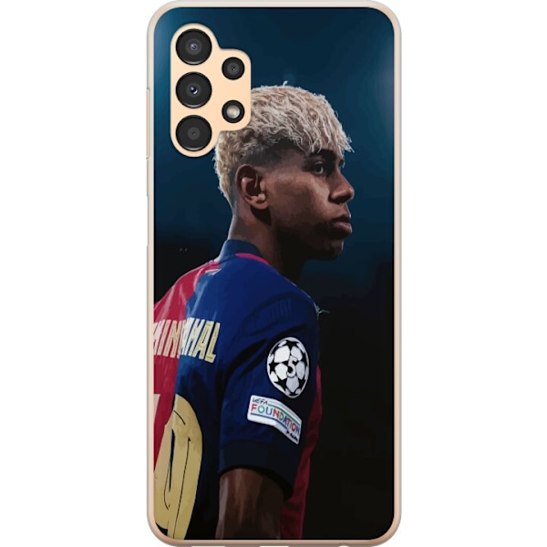 Samsung Galaxy A13 Läpinäkyvä kuori Lamine Yamal - Barcelon