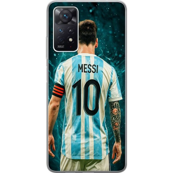 Xiaomi Redmi Note 11 Pro 5G Läpinäkyvä kuori Messi