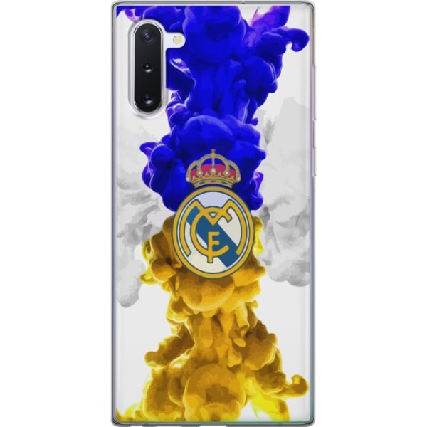 Samsung Galaxy Note10 Genomskinligt Skal Real Madrid Färger