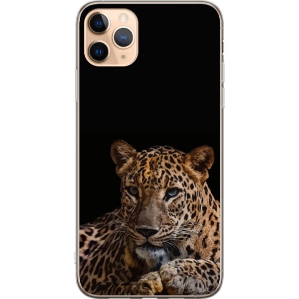 Apple iPhone 11 Pro Max Gennemsigtig cover Leopard