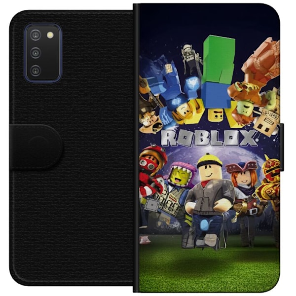 Samsung Galaxy A03s Lommeboketui Roblox Verden - Spilleventyr