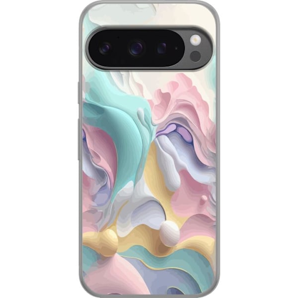 Google Pixel 9 Pro XL Gennemsigtig cover Pastel