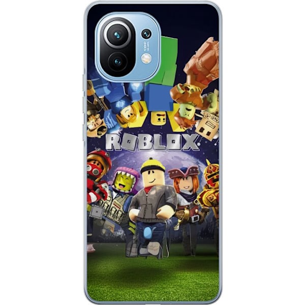 Xiaomi Mi 11 Gennemsigtig cover Roblox Verden - Gaming Eventyr for Børn og Unge