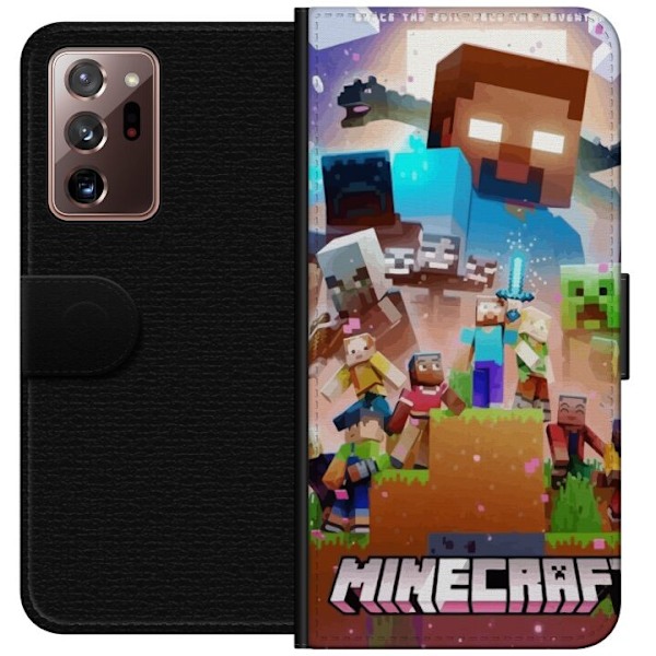 Samsung Galaxy Note20 Ultra Plånboksfodral Minecraft