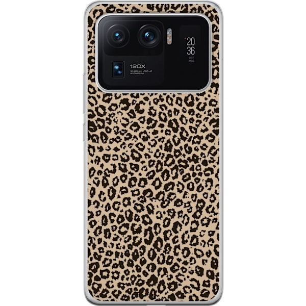 Xiaomi Mi 11 Ultra Genomskinligt Skal Leopard Mönster